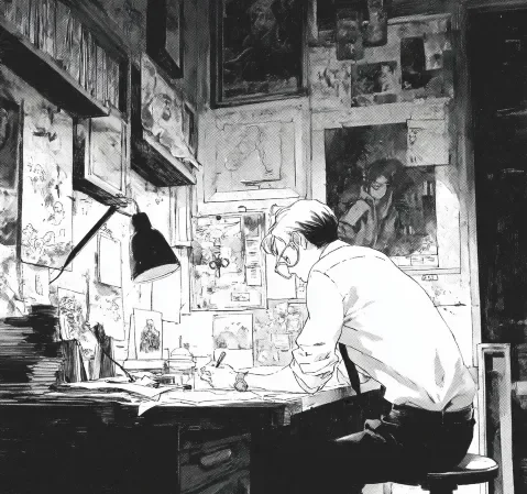 奇幻异世界题材漫画封面氛围图