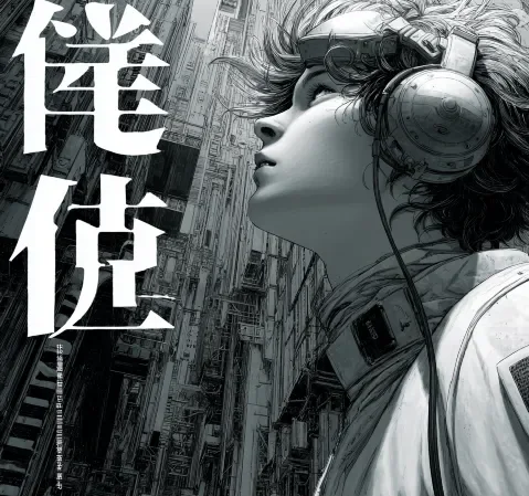科幻未来题材漫画封面氛围图
